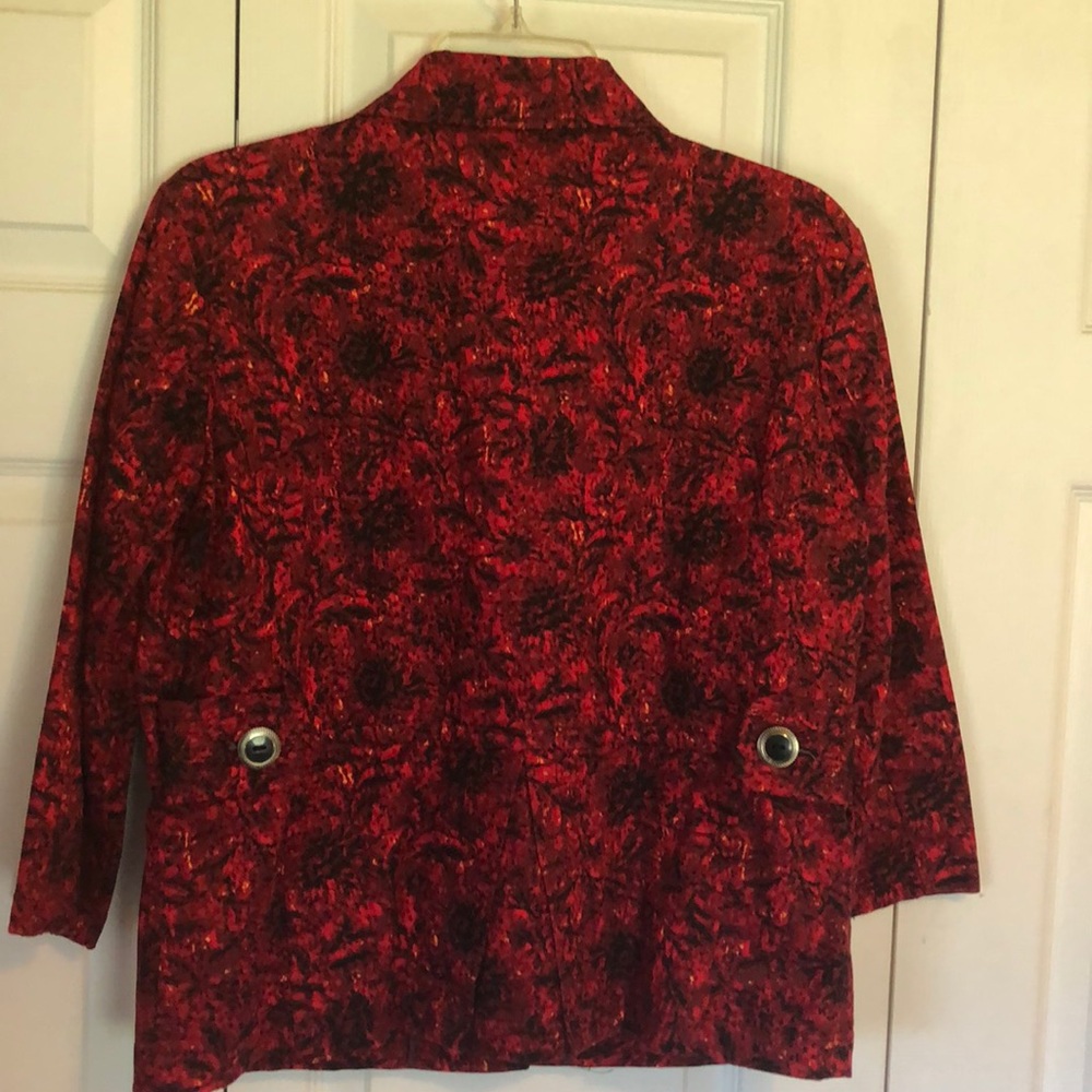 Red cotton jacket - Picture 4 of 5